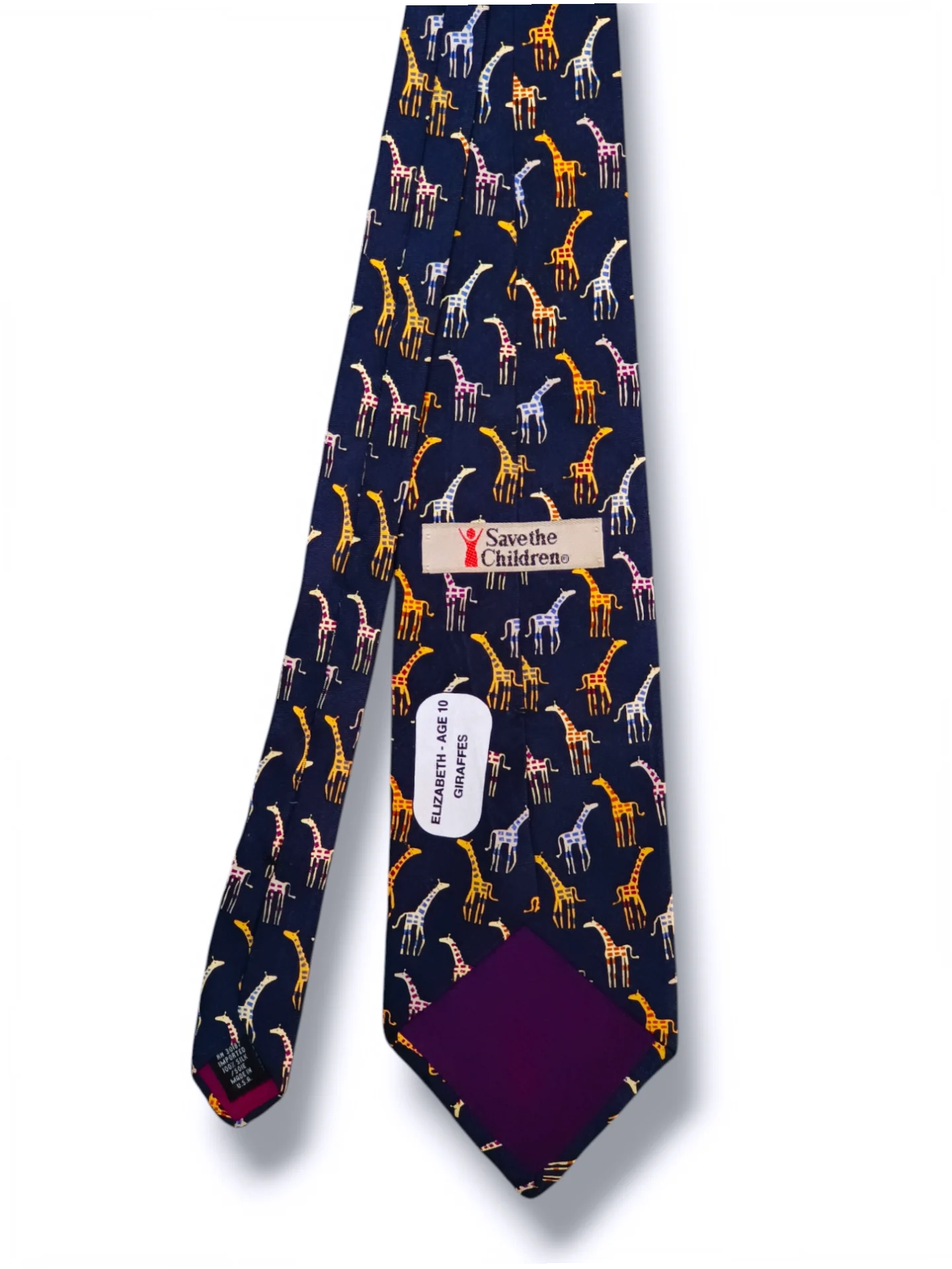 Giraffes Art - Tie