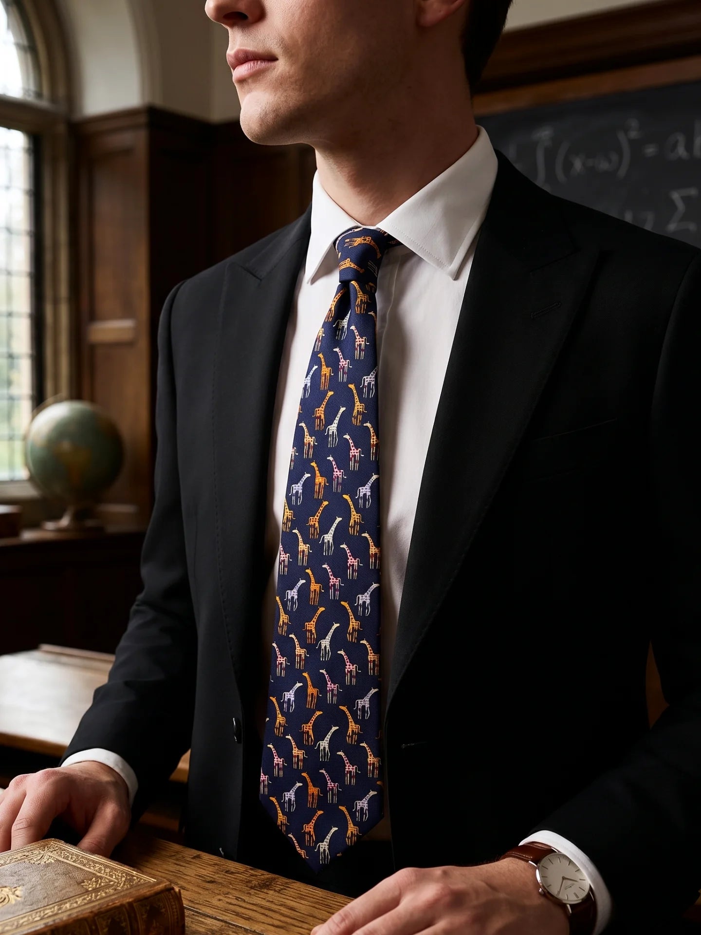 Giraffes Art - Tie